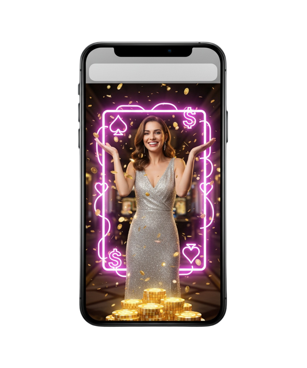 Mobile casino UI preview